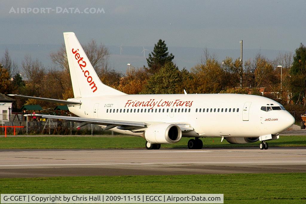 G-CGET, 1995 Boeing 737-33A C/N 27455, Jet2 Boeing 737-33A, Previous ID: OO-LTU, G-TOYE