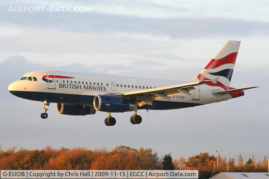 G-EUOB, 2001 Airbus A319-131 C/N 1529, British Airways
