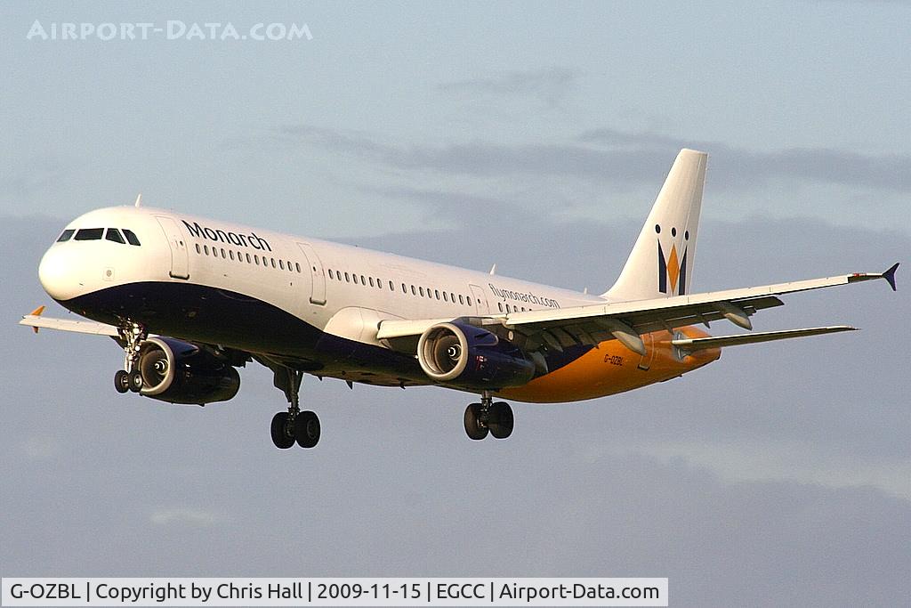 G-OZBL, 1998 Airbus A321-231 C/N 864, Monarch Airlines