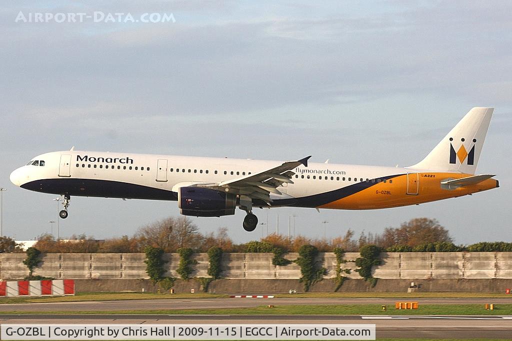 G-OZBL, 1998 Airbus A321-231 C/N 864, Monarch Airlines