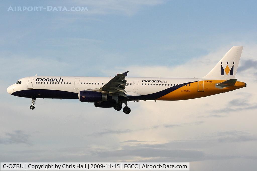 G-OZBU, 2008 Airbus A321-231 C/N 3575, Monarch Airlines