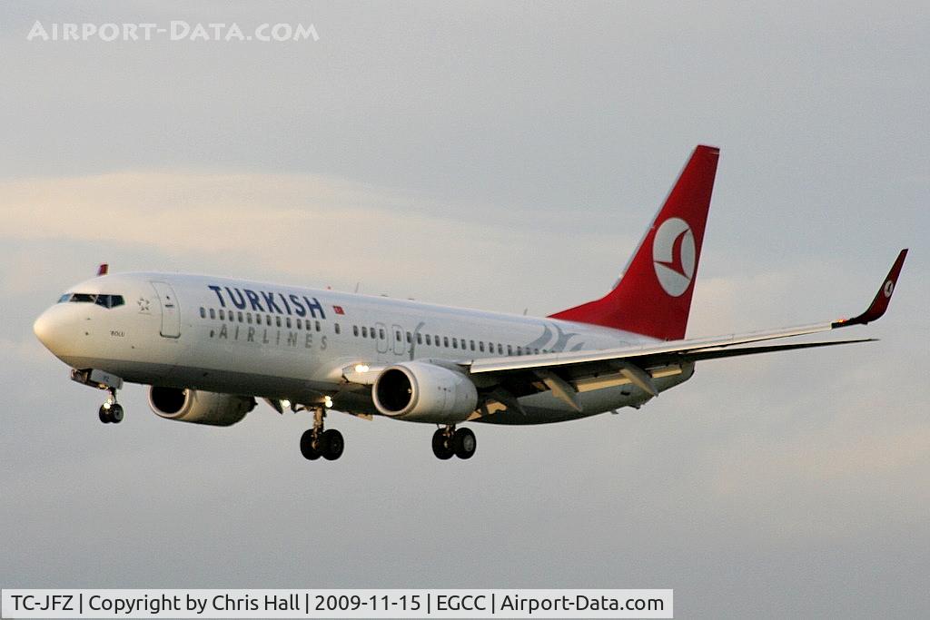 TC-JFZ, 2000 Boeing 737-8F2 C/N 29784, Turkish Airlines