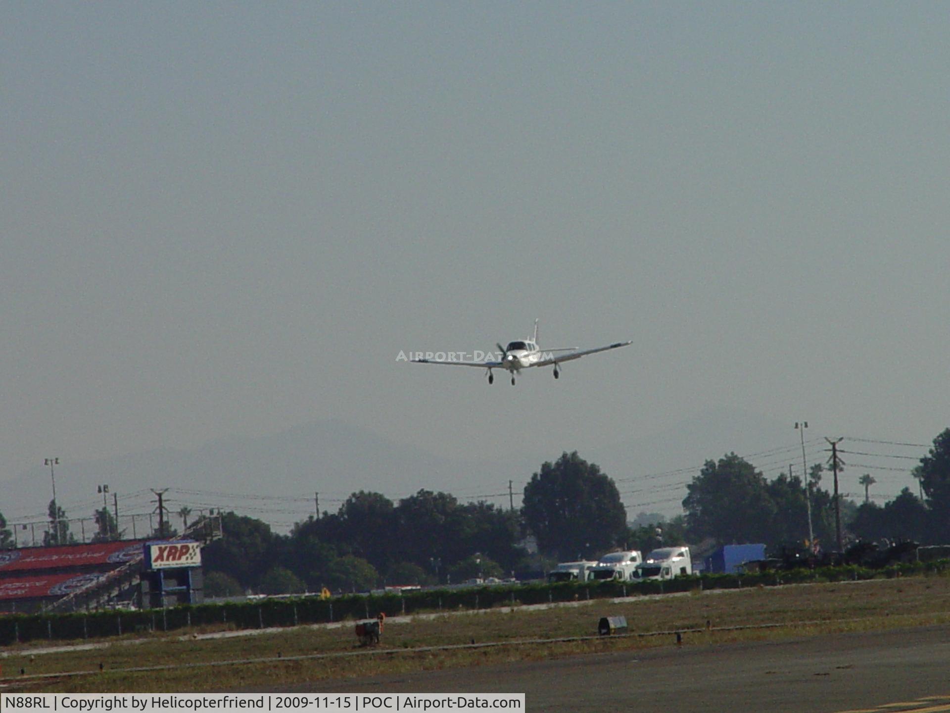 N88RL, 1977 Piper PA-28R-201T Cherokee Arrow III C/N 28R-7703240, On final Brackett 26L