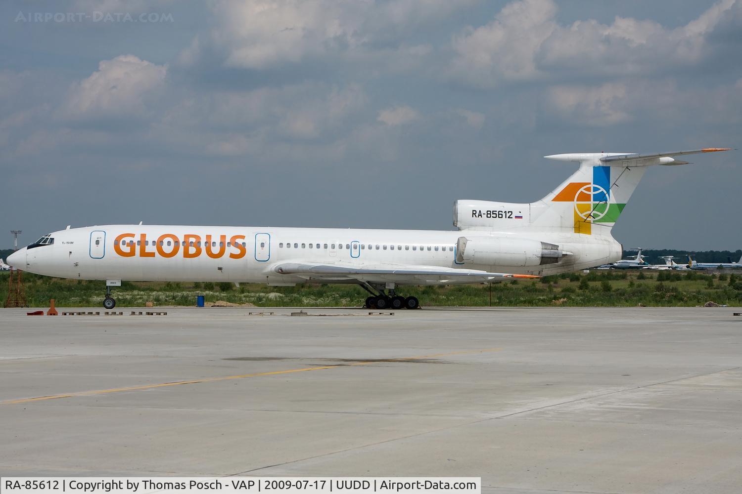 RA-85612, 1985 Tupolev Tu-154M C/N 85A721, Globus