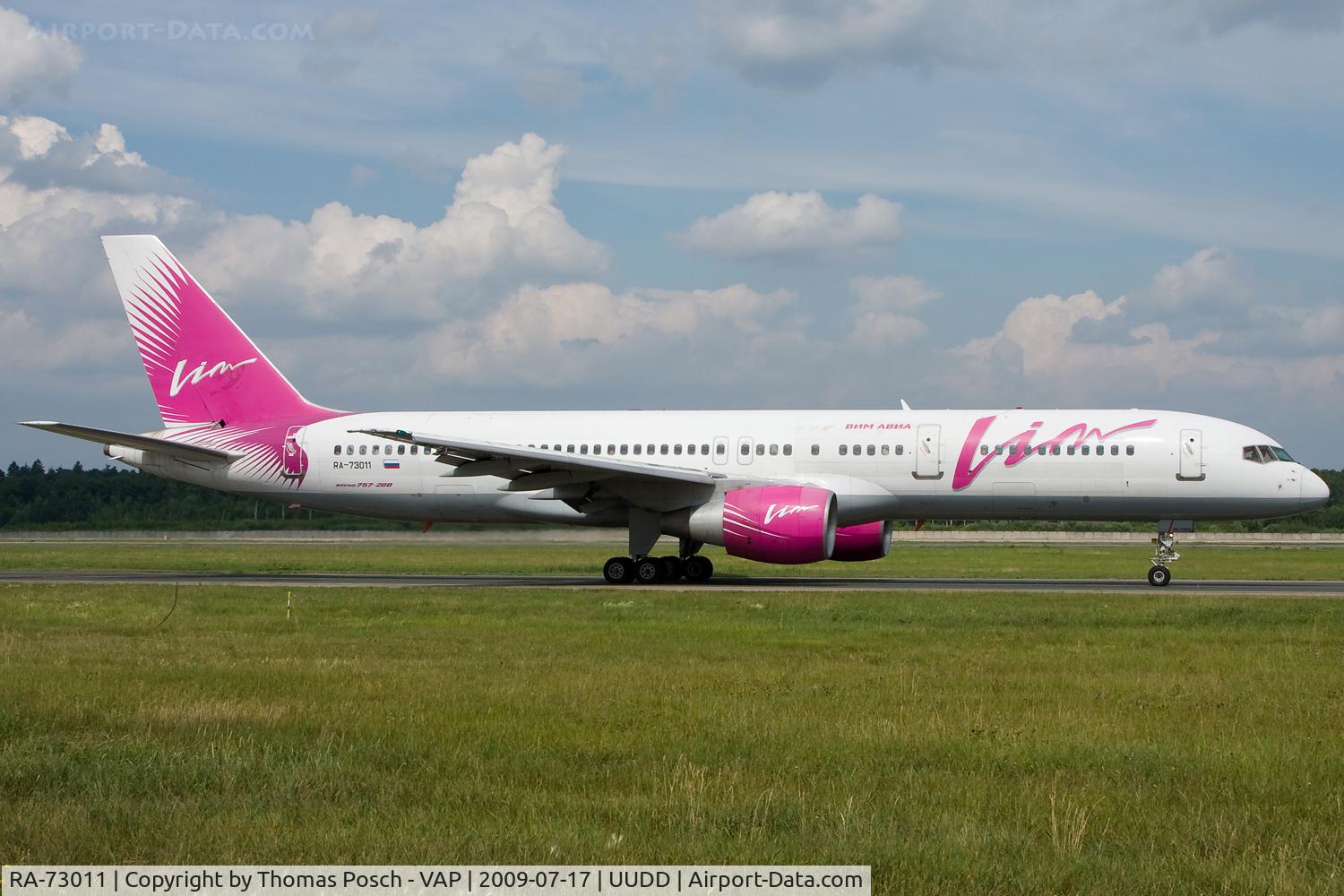 RA-73011, 1992 Boeing 757-230 C/N 25439, VIM Airlines