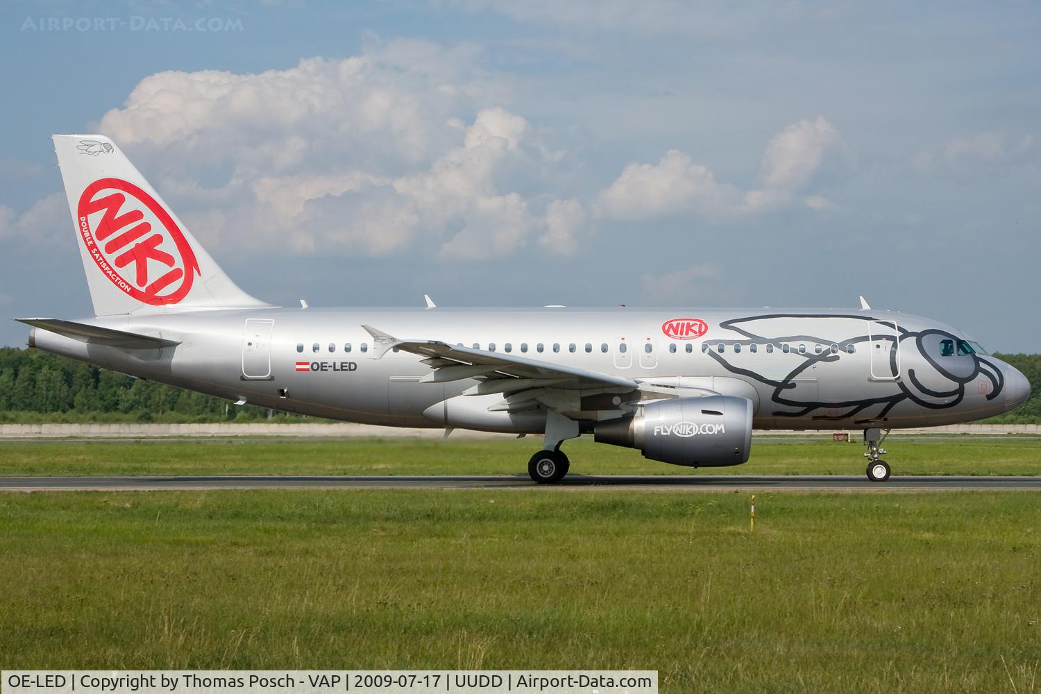 OE-LED, 2008 Airbus A319-112 C/N 3407, FlyNiki