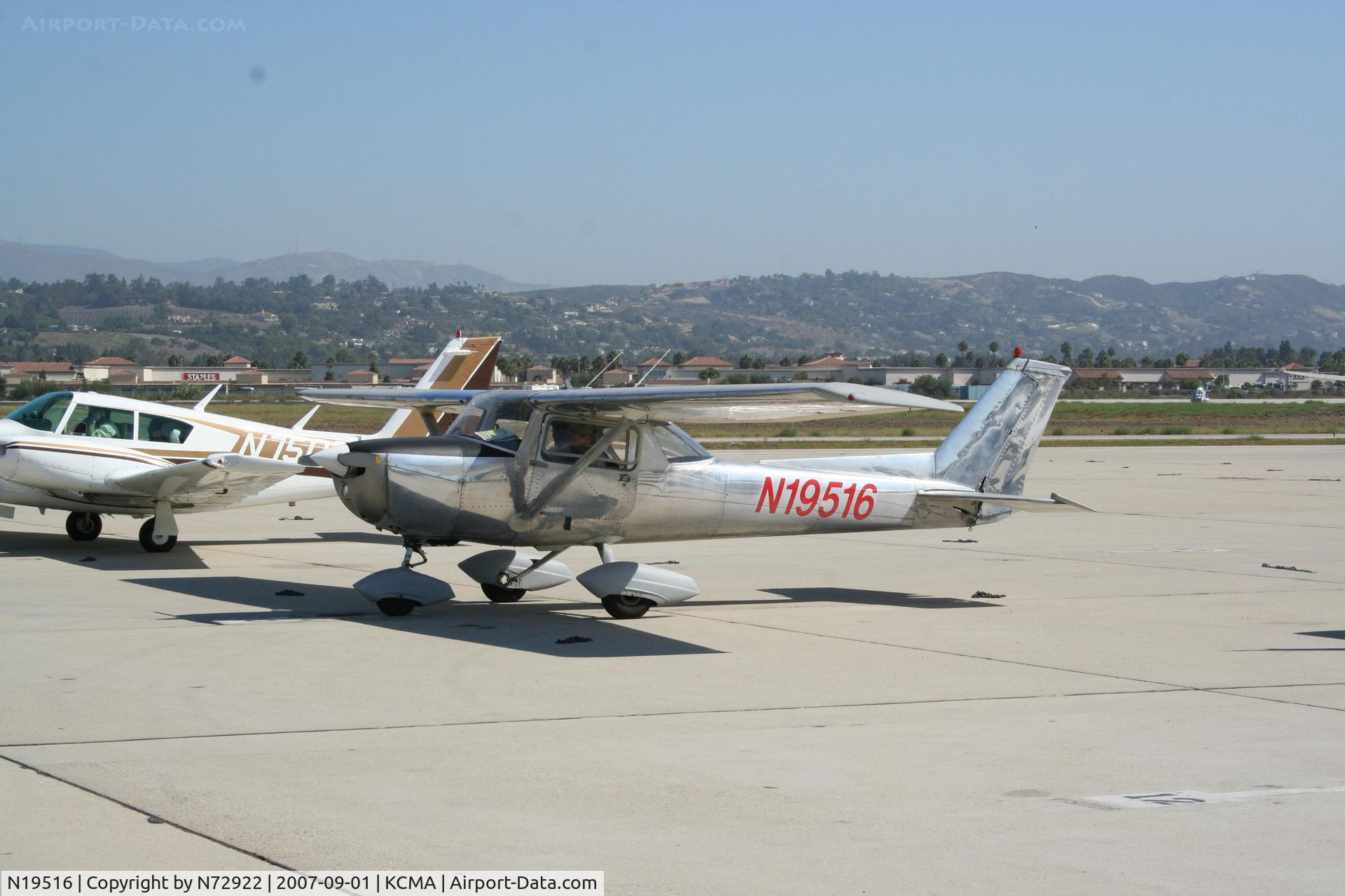 N19516, 1973 Cessna 150L C/N 15074462, Polished 150 at Camarillo