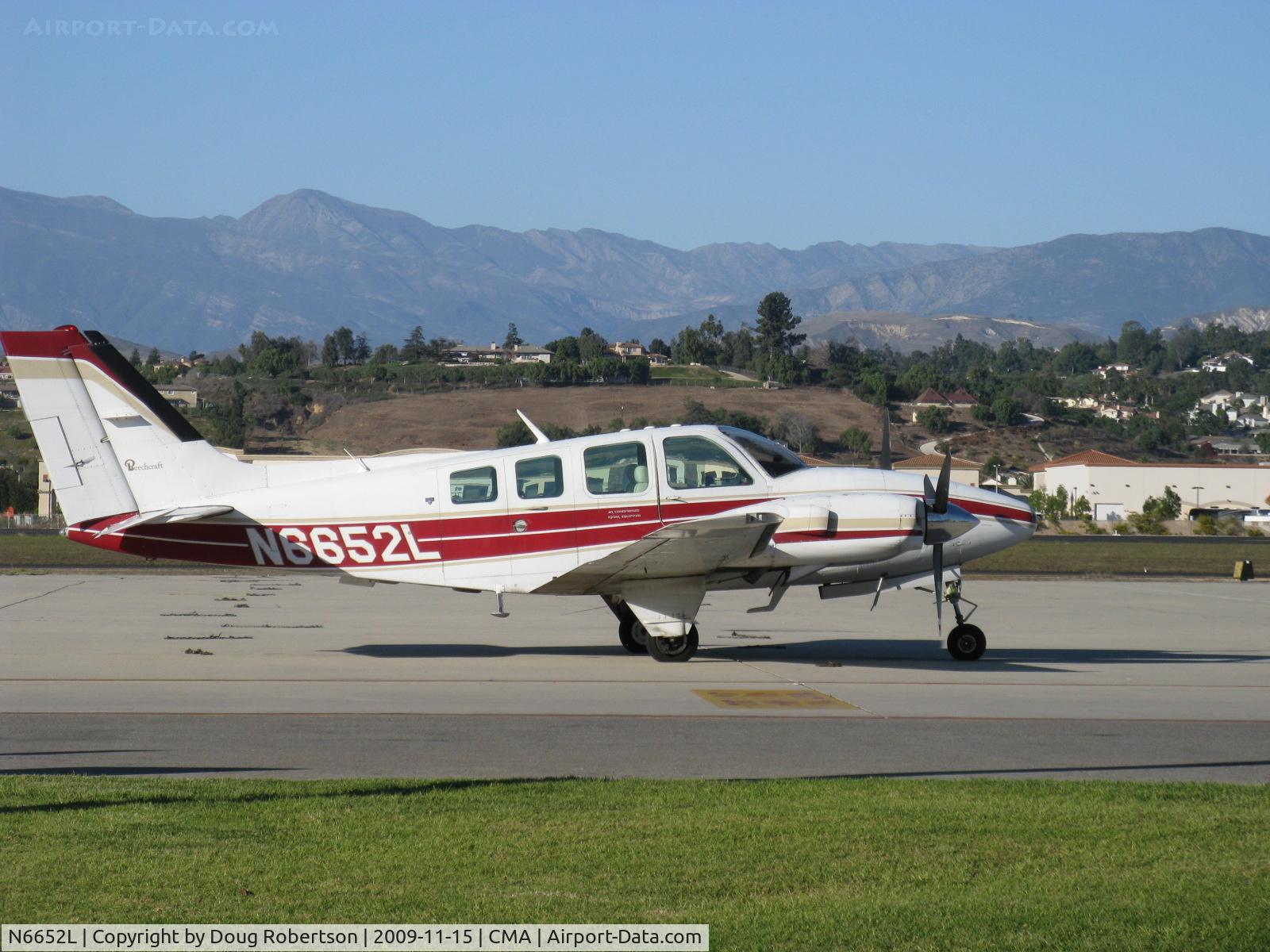 N6652L, 1979 Beech 58TC Baron C/N TK-101, 1979 Beech 58TC TURBO BARON, two Continetal TSIO-520 325 Hp each
