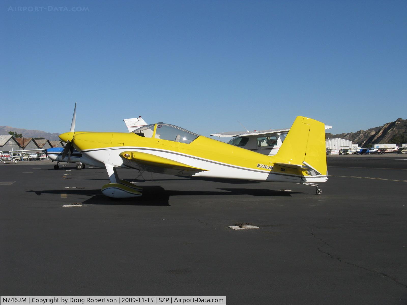N746JM, 2007 Vans RV-7 C/N 71695, 2007 Malherbe/Malherbe VAN's RV-7