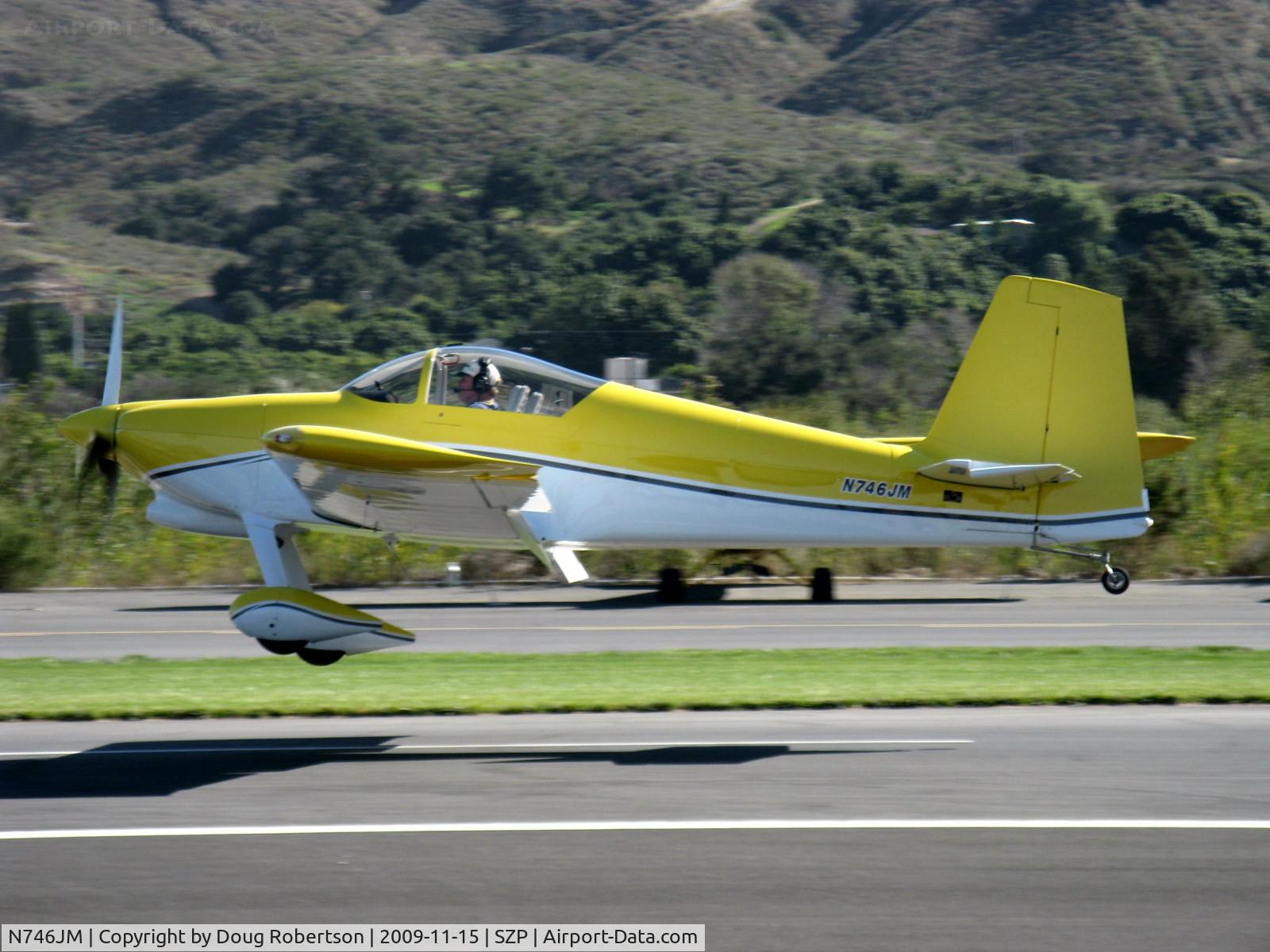 N746JM, 2007 Vans RV-7 C/N 71695, 2007 Malherbe/Malherbe VAN's RV-7, landing Rwy 04