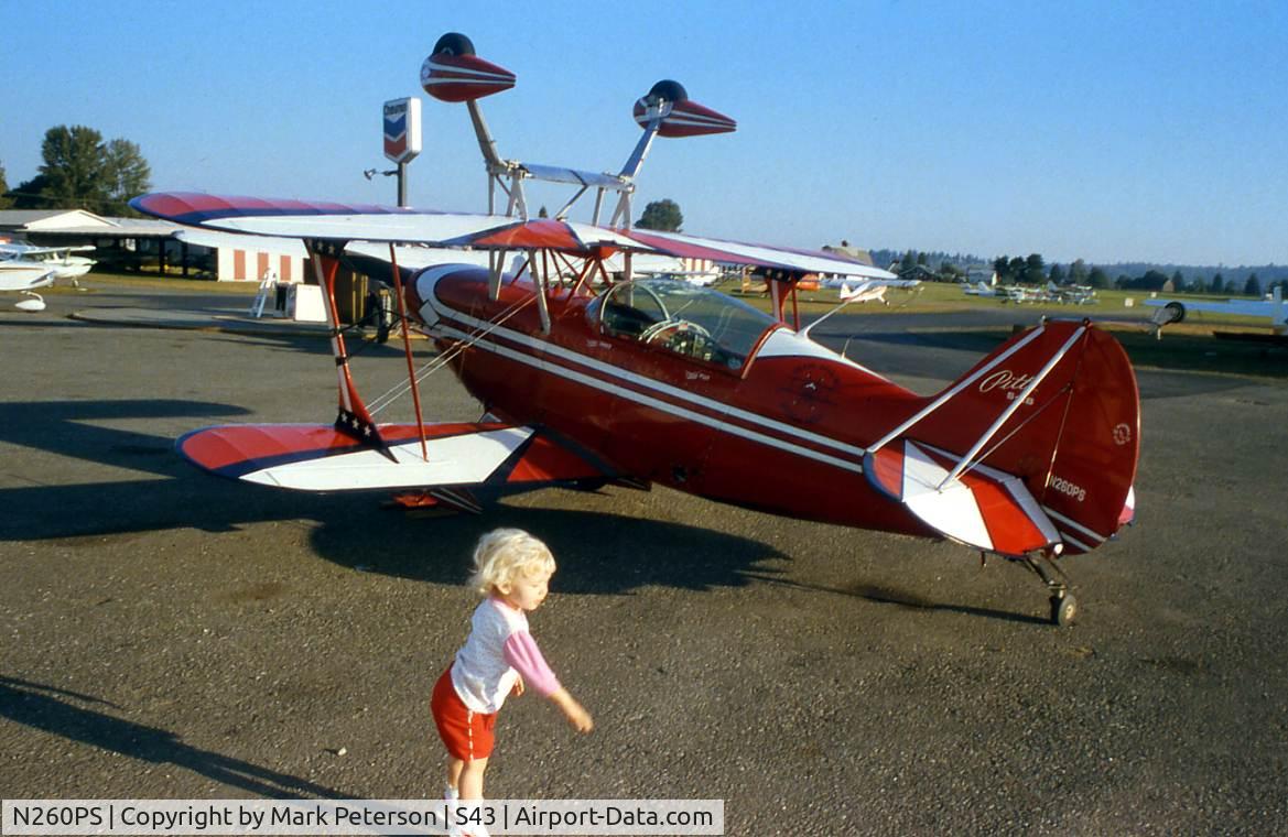 N260PS, 1991 Aviat Pitts S-2B Special C/N 5227, Same N number but in 1986! Craig Hoskings Doubletake at Harvey Field Snohomish, WA