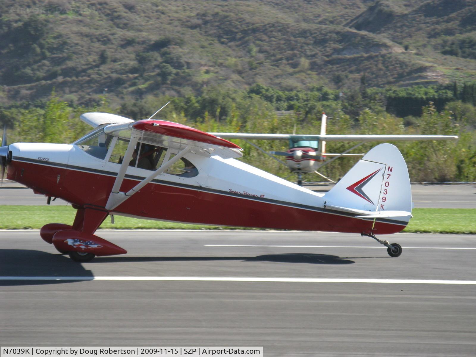 N7039K, 1950 Piper PA-20 Pacer C/N 20-147, 1950 Piper PA-20 SUPER PACER 150, Lycoming O-290 listed, taxi