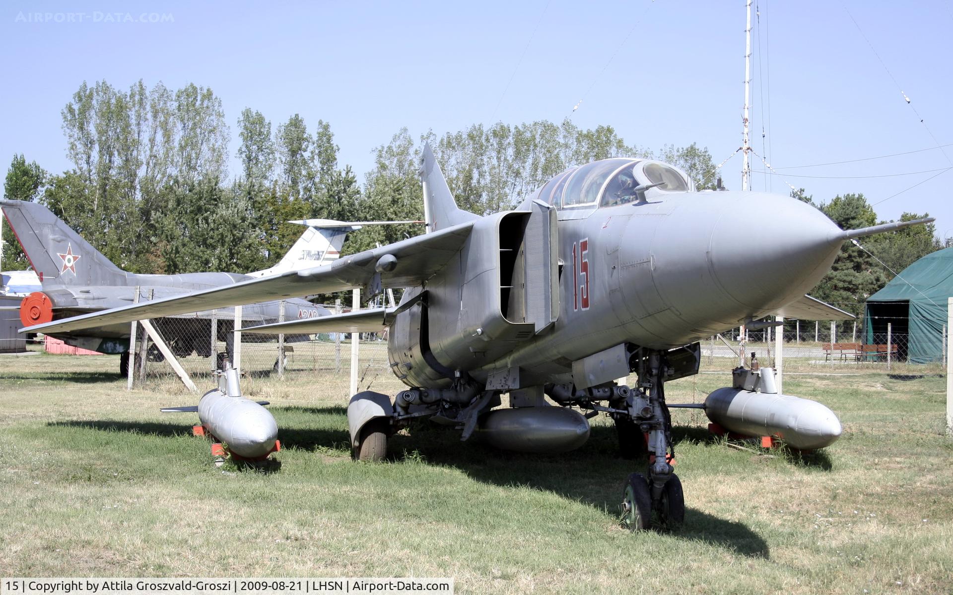 15, 1979 Mikoyan-Gurevich MiG-23UB C/N A1037926, Szolnok-Szandaszölös airplane museum.