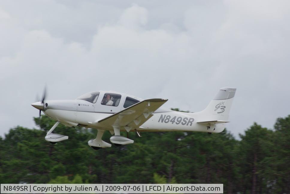 N849SR, 2007 Cirrus SR22 G3 GTS C/N 2811, SR22 N849SR at take off