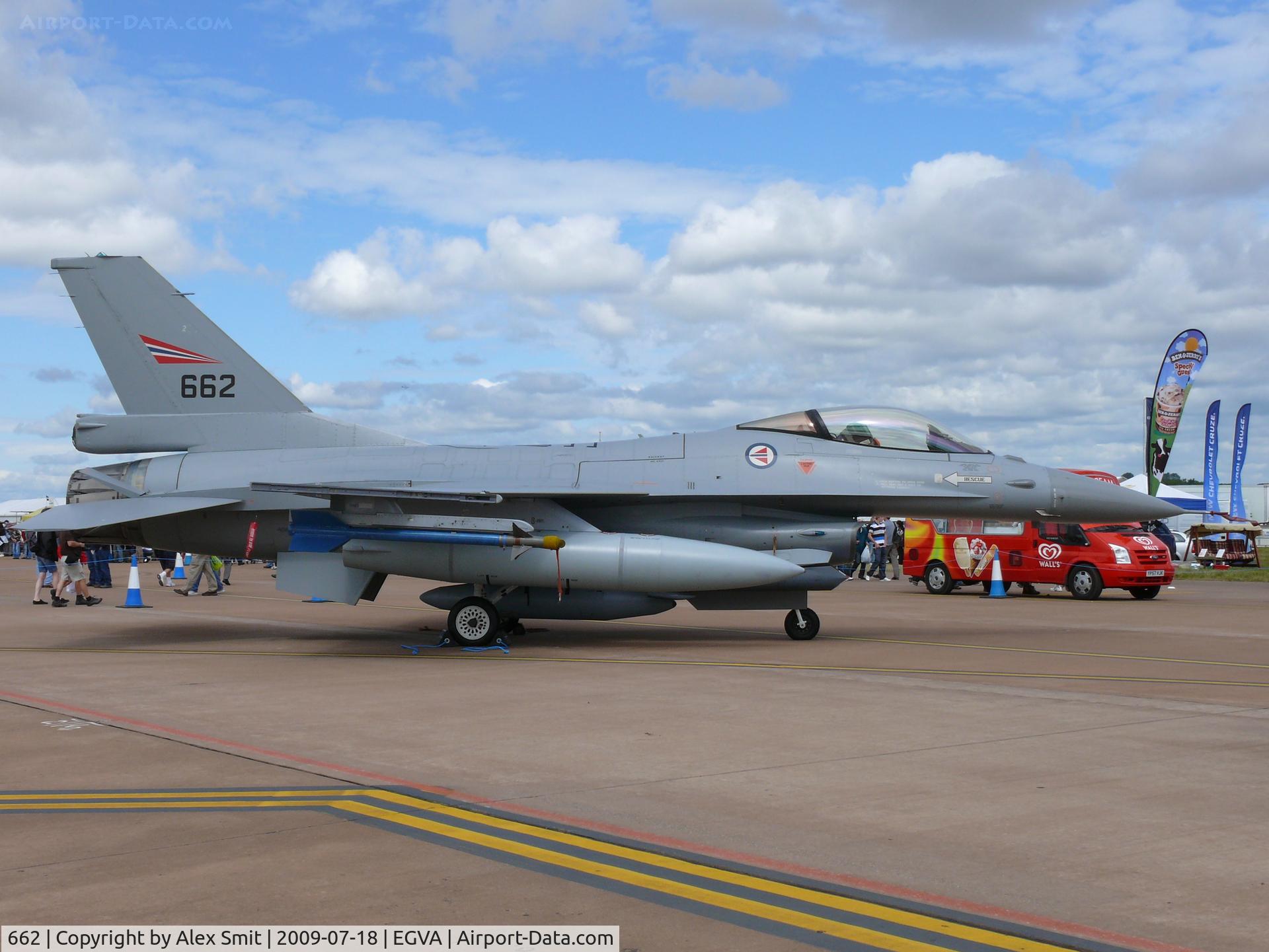 662, Fokker F-16AM Fighting Falcon C/N 6K-34, General Dynamics F-16AM Fighting Falcon 662 Norwegian Air Force