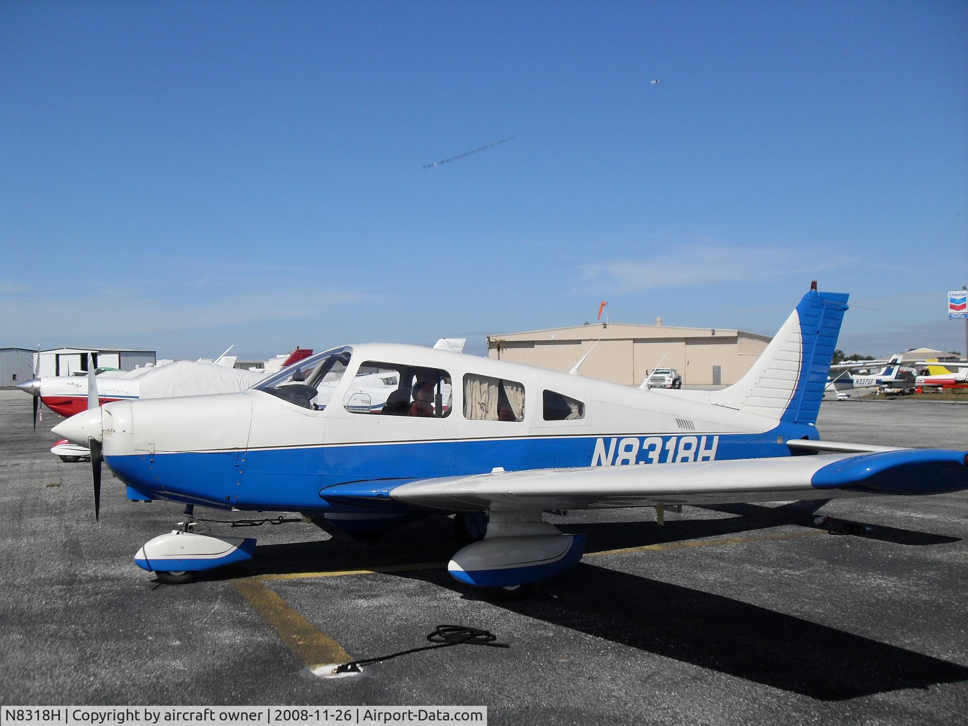 N8318H, 1980 Piper PA-28-161 C/N 28-8116121, Blue Jay, another beautiful day in Hollywood