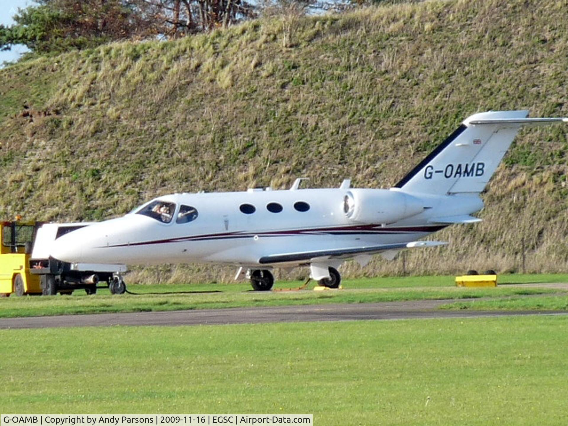 G-OAMB, 2007 Cessna 510 Citation Mustang Citation Mustang C/N 510-0050, At its home base Cambridge