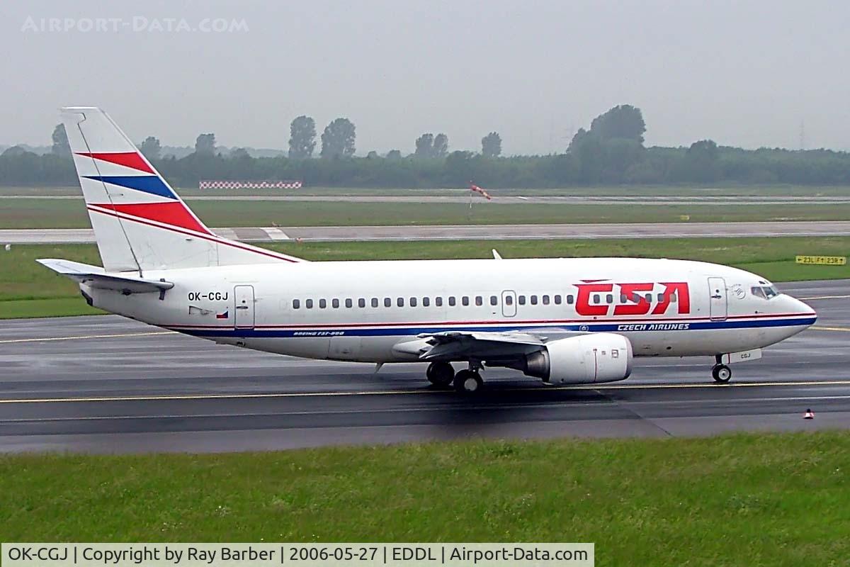 OK-CGJ, 1997 Boeing 737-500 C/N 28470, Boeing 737-55S [28470] (CSA Czech Airlines) Dusseldorf~D  27/05/2006. Seen departing.