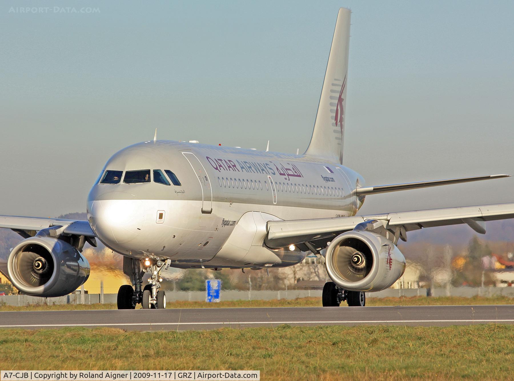 A7-CJB, 2004 Airbus A319-133LR C/N 2341, First Qatar A319 in Graz!