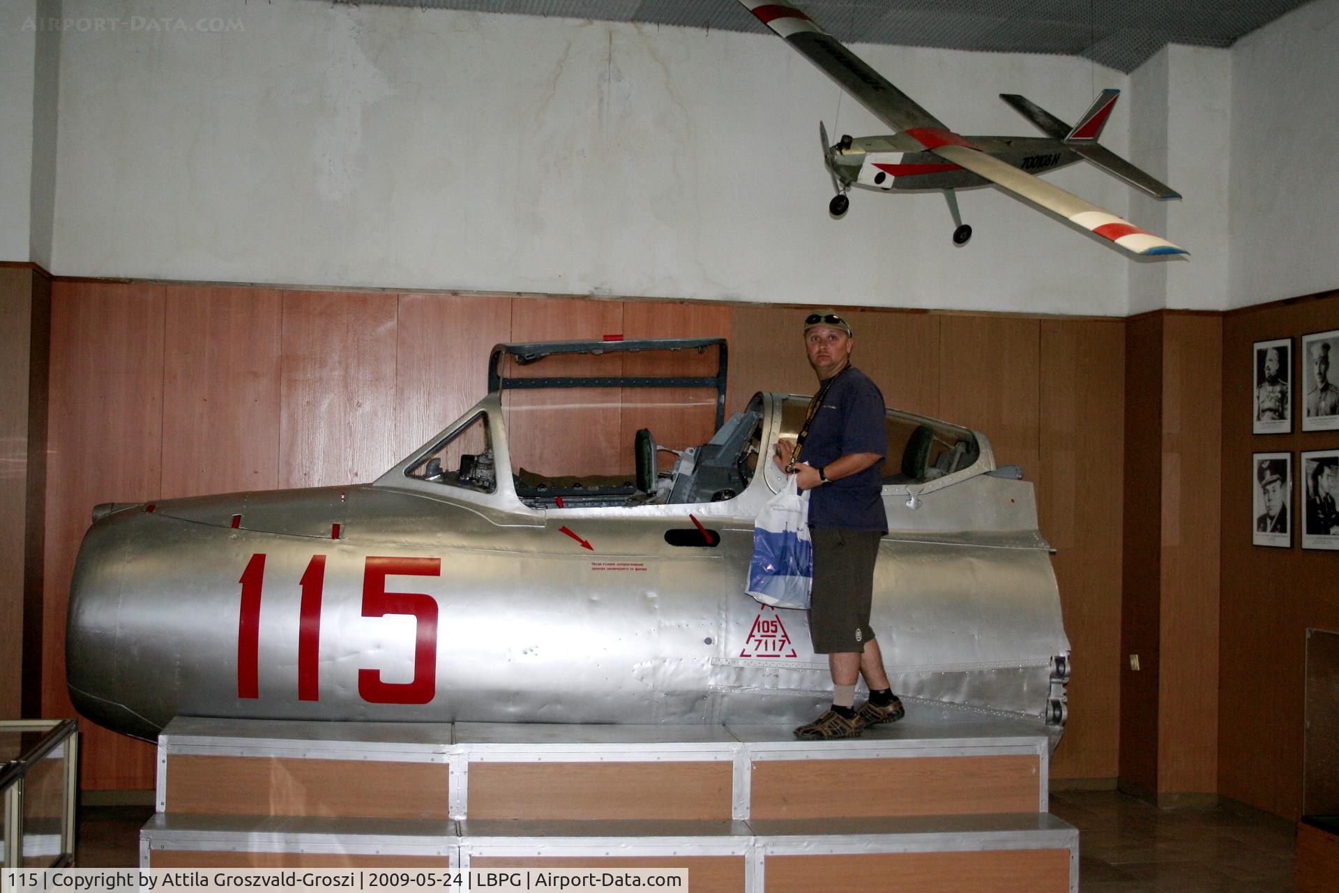 115, Mikoyan-Gurevich MiG-15 bis C/N 34204, Bulgarian Museum of Aviation, Plovdiv-Krumovo.