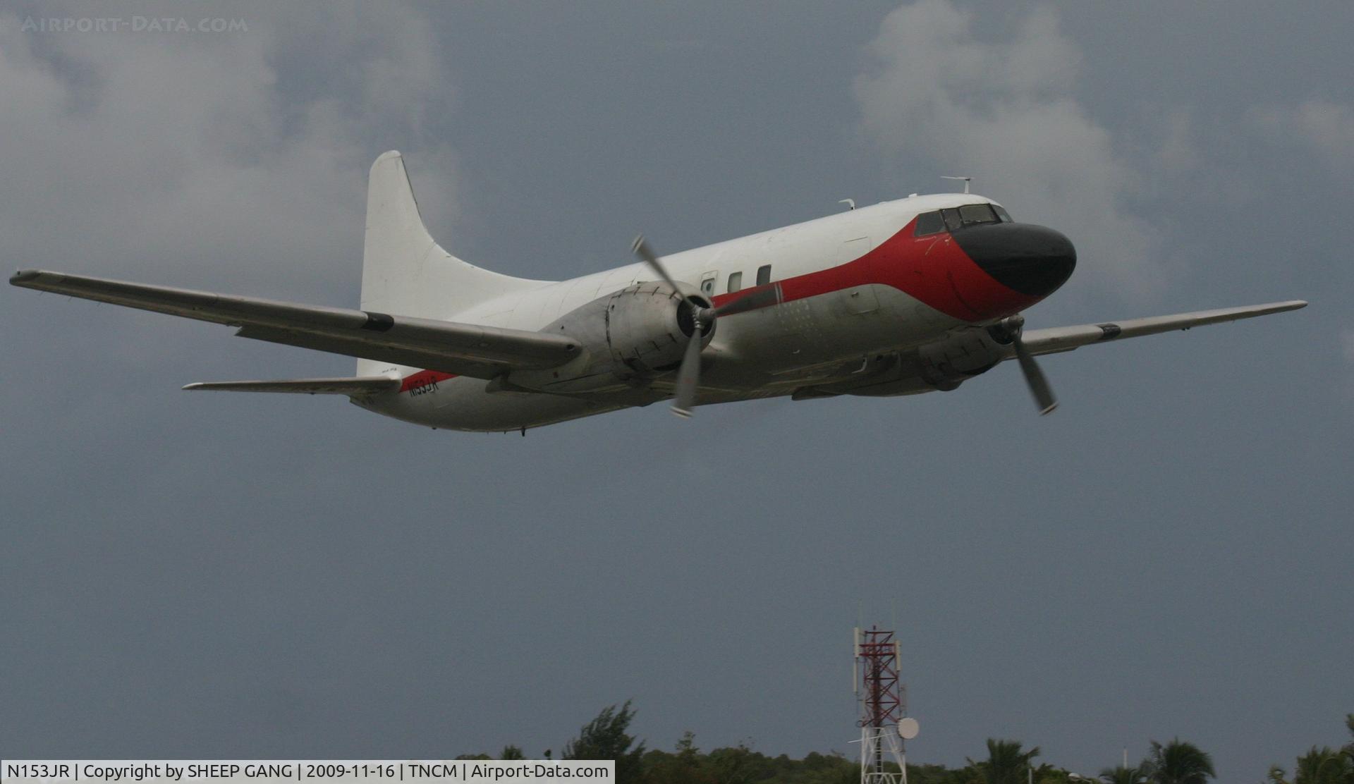 N153JR, 1953 Convair 440-38 Metropolitan C/N 117, Take off back to tjsj