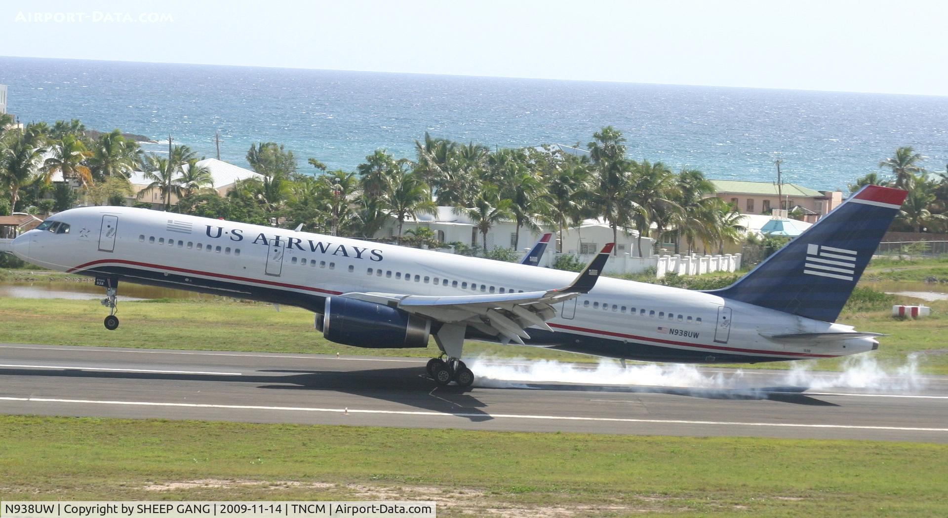 N938UW, 1994 Boeing 757-2B7 C/N 27246, Us air landing at tncm
