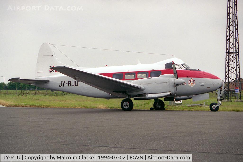 JY-RJU, De Havilland DH-104 Dove 7 C/N 04540, De Havilland DH-104 Dove 8  at RAF Brize Norton's Photocall 94.