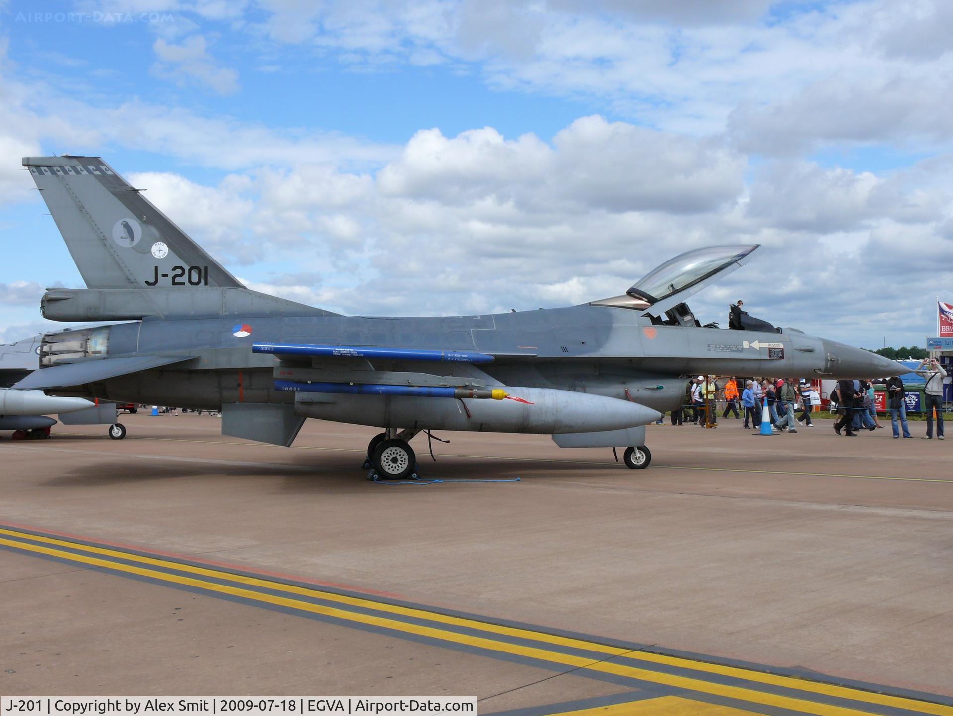 J-201, Fokker F-16AM Fighting Falcon C/N 6D-108, General Dynamics F-16AM Fighting Falcon J-201 Royal Netherlands Air Force