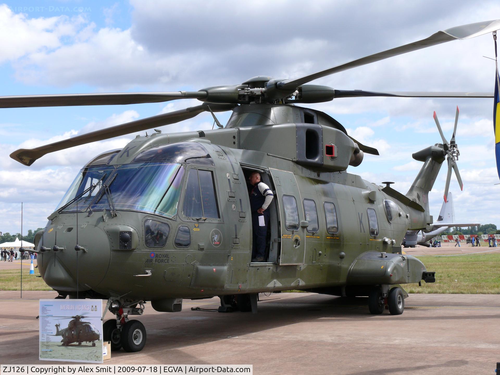 ZJ126, 2000 Westland Merlin HC.3 C/N 50141/RAF10, EH Industries EH101 Merlin HC3 ZJ126/K Royal Air Force