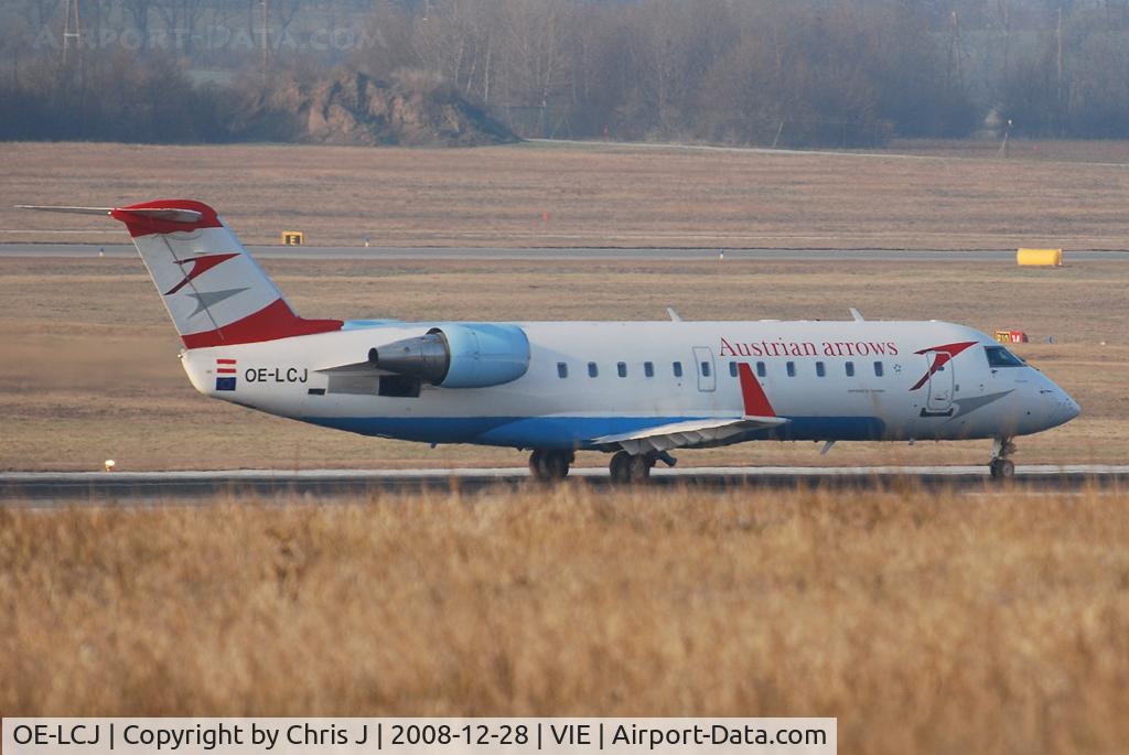 OE-LCJ, 1996 Canadair CRJ-200LR (CL-600-2B19) C/N 7142, Austrian arrows Canadair Regional Jet CRJ200LR