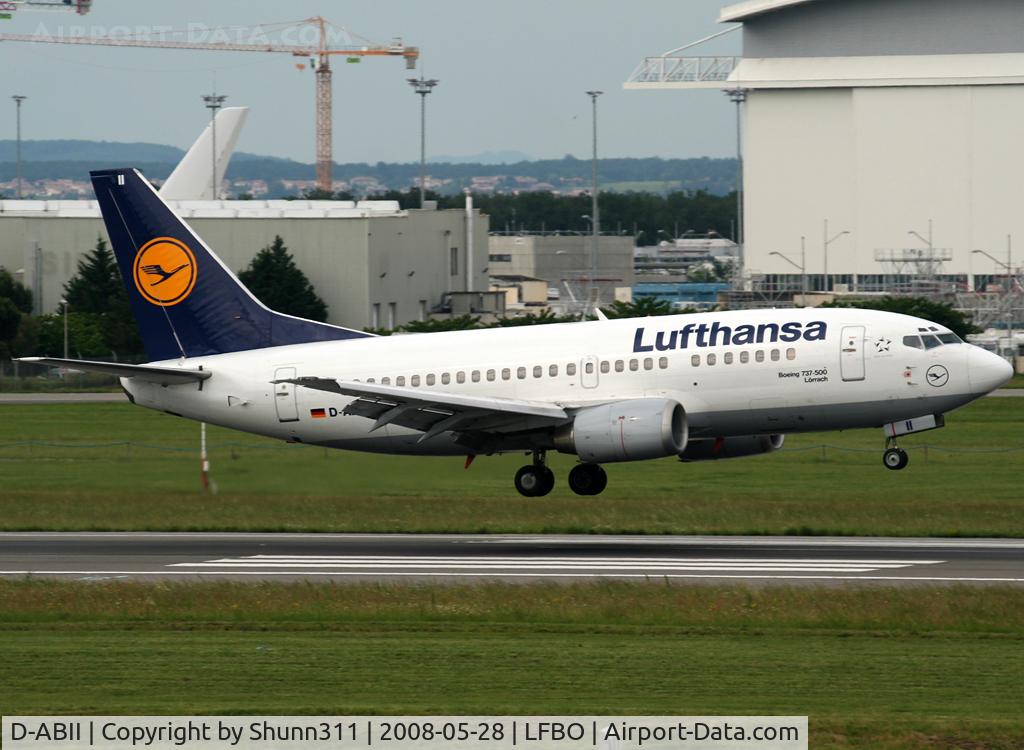 D-ABII, 1991 Boeing 737-530 C/N 24822, Landing rwy 14R
