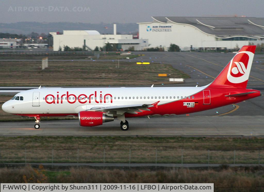 F-WWIQ, 2009 Airbus A320-214 C/N 4128, C/n 4128 - To be D-ABFB