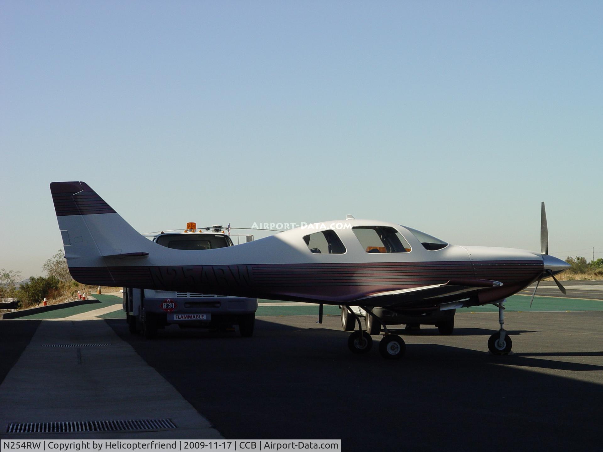 N254RW, 2006 Lancair LIV-P C/N LIV-478, Parked on southwest side of Cable