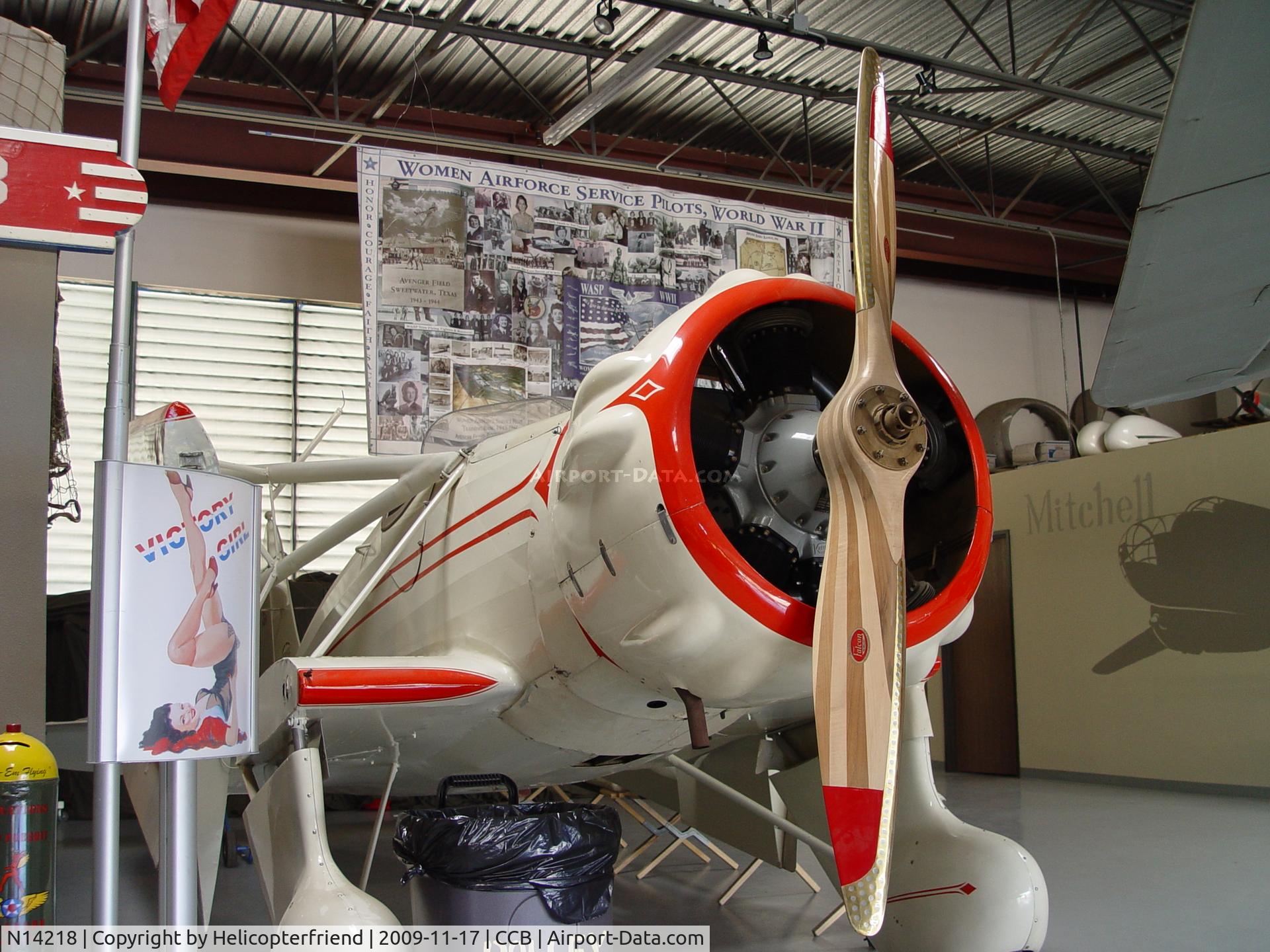 N14218, 1934 Kinner SPORTSTER K C/N 136, Parked next to VICTORY GIRL