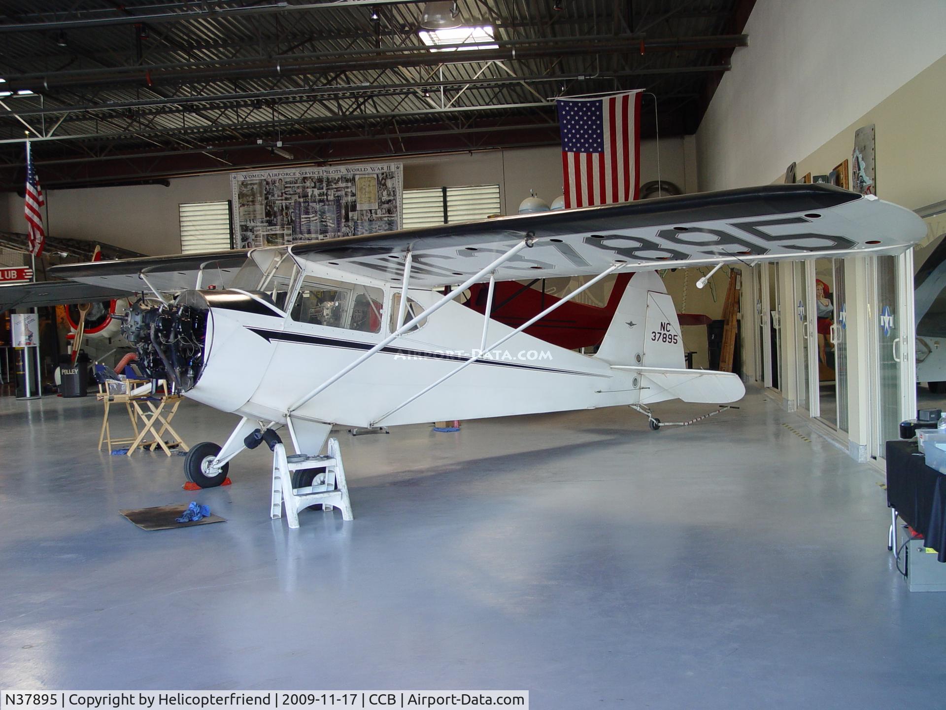 N37895, 1941 Porterfield CP-65 C/N 1025, Being repaired