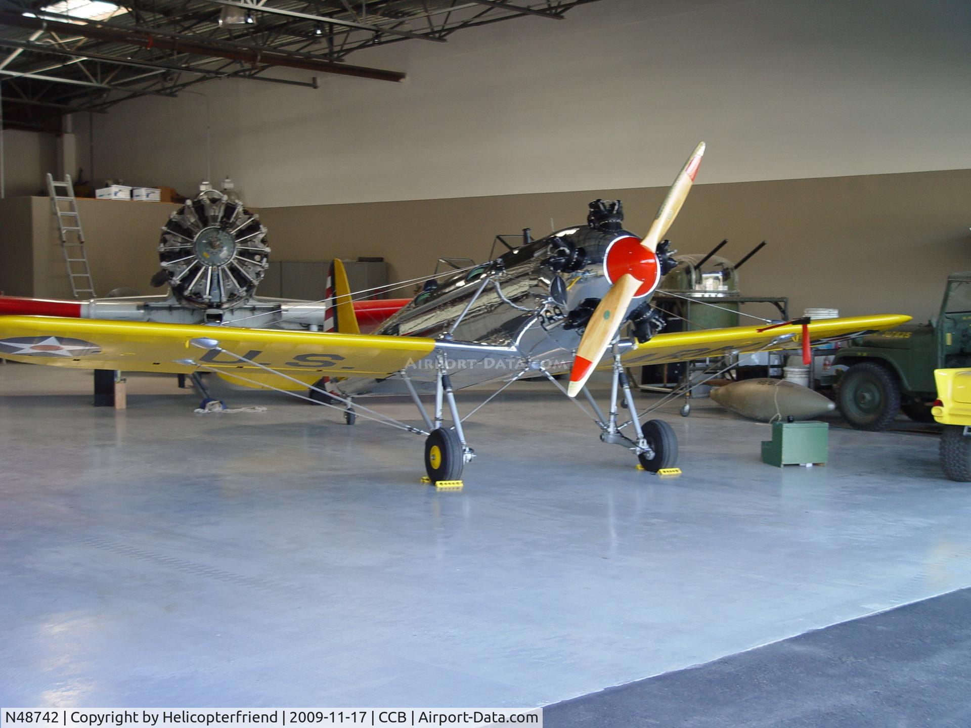 N48742, 1941 Ryan Aeronautical ST3KR C/N 1298, Brought over to be repaired
