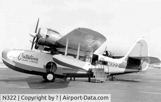 N322, 1941 Grumman G-21A Goose C/N B-73, at long beach airport