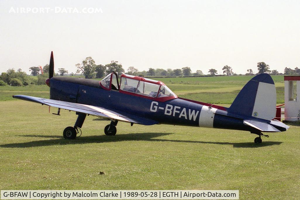 G-BFAW, 1952 De Havilland DHC-1 Chipmunk T.10 C/N C1/0733, De Havilland DHC-1 Chipmunk 22. At De Havilland Day, Old Warden in 1989.