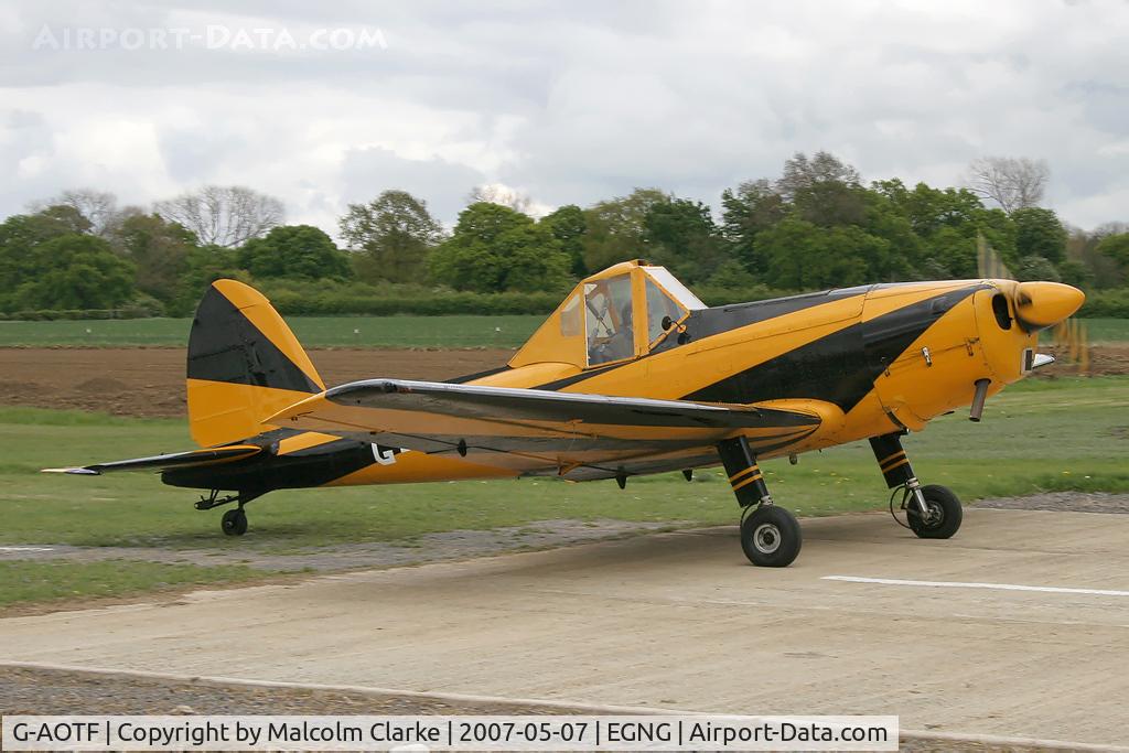 G-AOTF, 1950 De Havilland DHC-1 Chipmunk 23 (Lycoming) C/N C1/0015, De Havilland DHC-1 Chipmunk 23 at Bagby Airfield's May Fly-In in 2007.