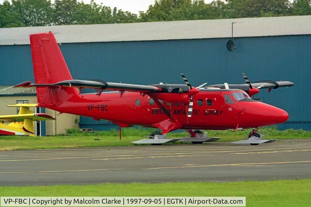 VP-FBC, De Havilland Canada DHC-6-300 Twin Otter C/N 787, De Havilland Canada DHC-6-300 Twin Otter at Oxford Airport, UK.