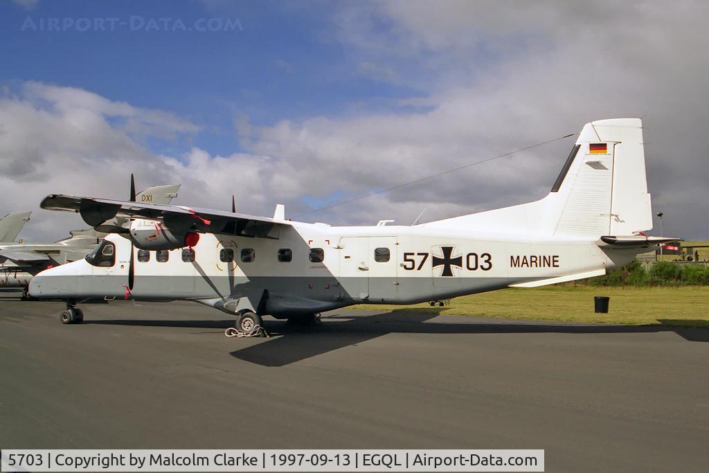 5703, 1996 Dornier 228-212 C/N 8212, Dornier 228-212(LT) From MFG-3, Nordholz at RAF Leuchars Battle of Britain Air Show in 1997.