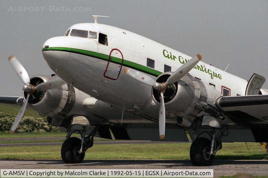 G-AMSV, 1944 Douglas DC-3A-467 (C-47B) C/N 16072, Douglas C-47B Dakota Mk4 (DC-3A) at North Weald Airfield, UK.