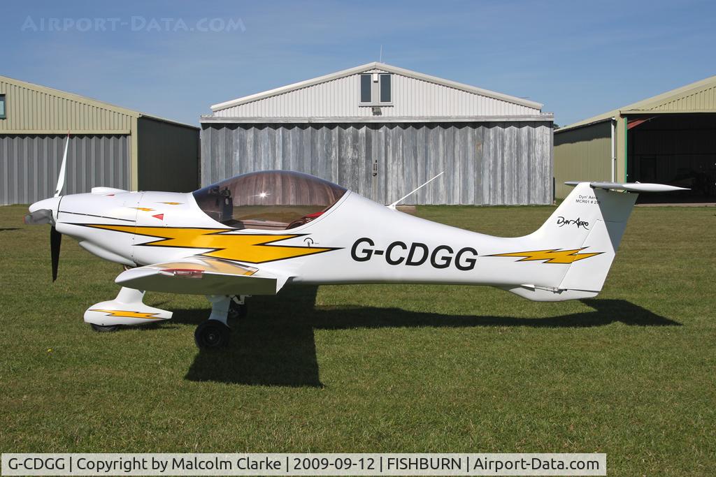 G-CDGG, 2004 Dyn'Aero MCR-01 Club C/N PFA 301A-14267, Dyn-Aero MCR-01 Banbi Club at Fishburn Airfield, UK in 2009.
