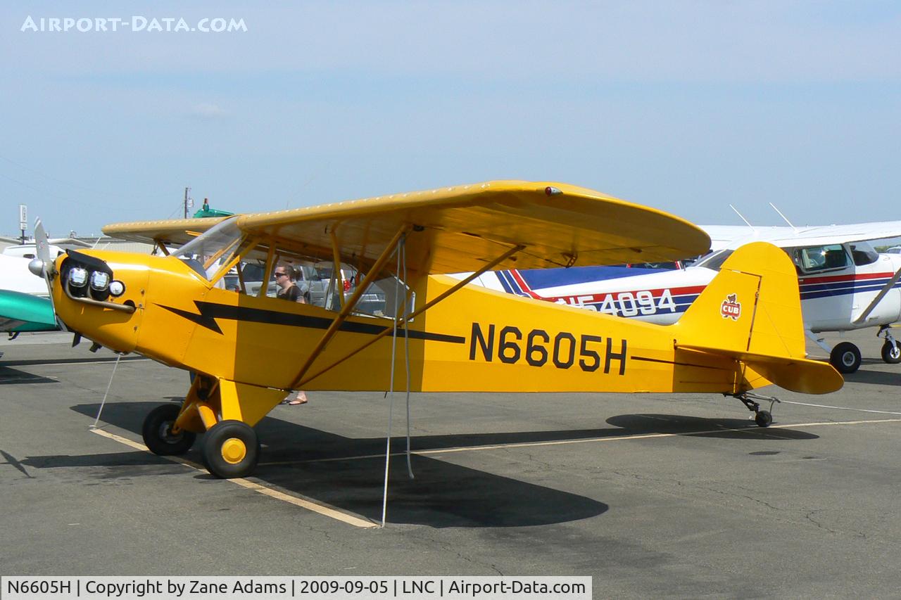 N6605H, 1946 Piper J3C-65 Cub C/N 19802, At Lancaster Airport, Texas