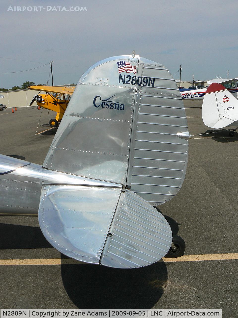 N2809N, 1947 Cessna 140 C/N 13070, At Lancaster Airport, Texas
