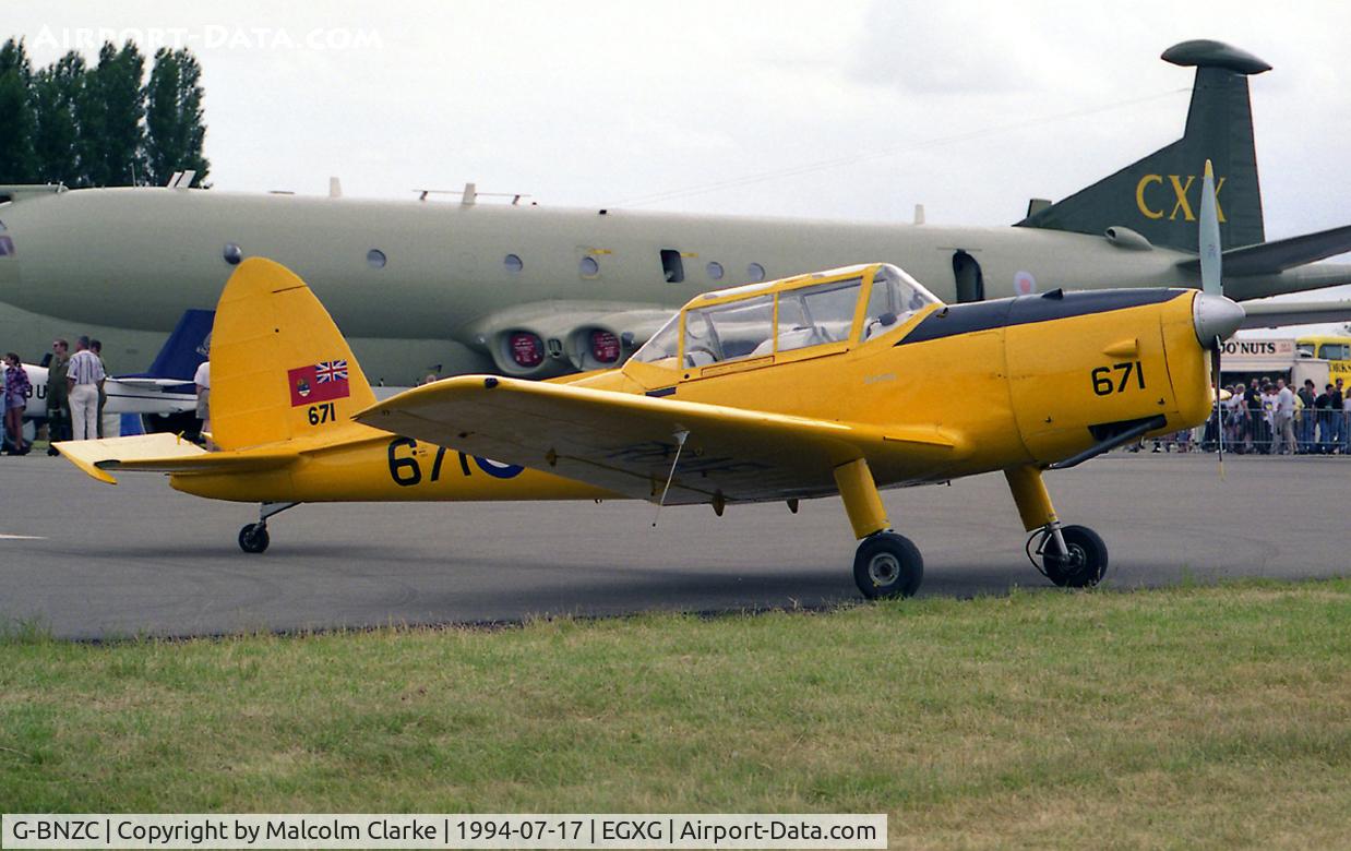 G-BNZC, 1952 De Havilland DHC-1 Chipmunk 22 C/N C1/0778, De Havilland DHC-1 Chipmunk 22 At the 1994 SSAFA Air Display, RAF Church Fenton.