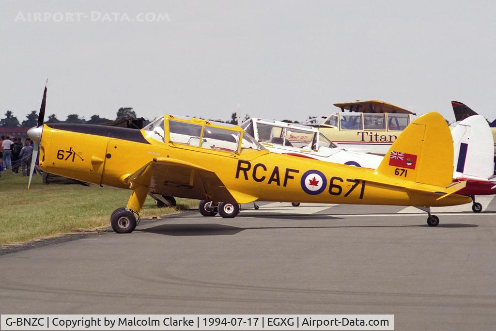 G-BNZC, 1952 De Havilland DHC-1 Chipmunk 22 C/N C1/0778, De Havilland DHC-1 Chipmunk 22 At the 1994 SSAFA Air Display, RAF Church Fenton.