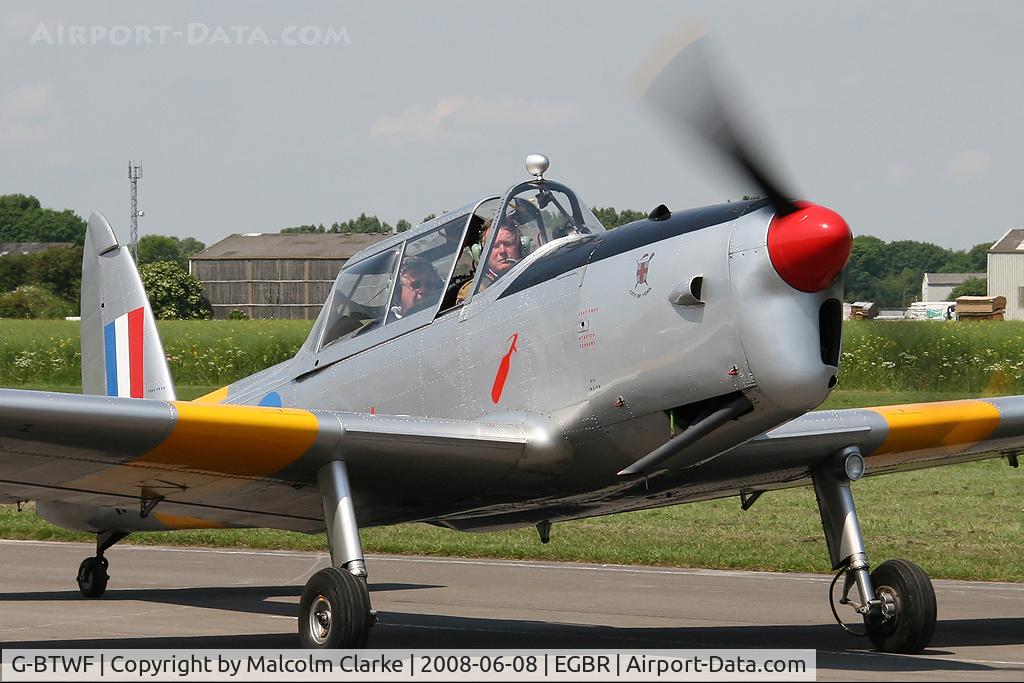 G-BTWF, 1951 De Havilland DHC-1 Chipmunk T.10 C/N C1/0564, De Havilland DHC-1 Chipmunk 22 at Breighton Airfield, UK.