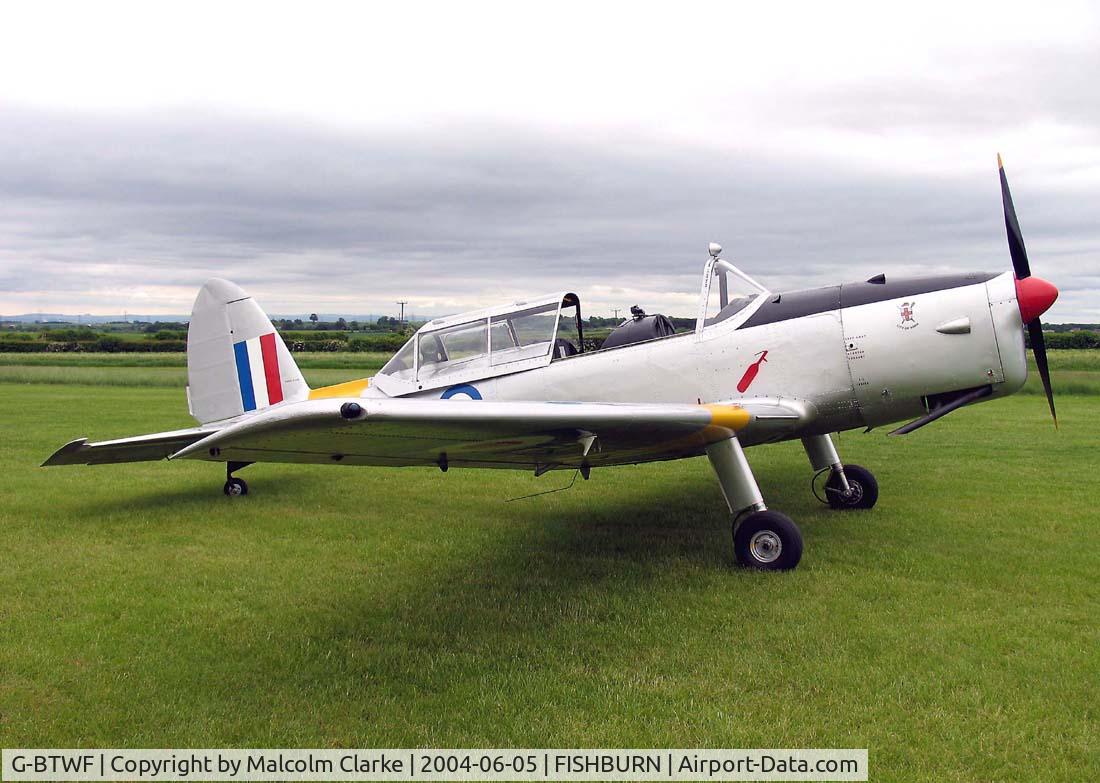 G-BTWF, 1951 De Havilland DHC-1 Chipmunk T.10 C/N C1/0564, De Havilland DHC-1 Chipmunk 22 at Fishburn Airfield, UK in 2004.