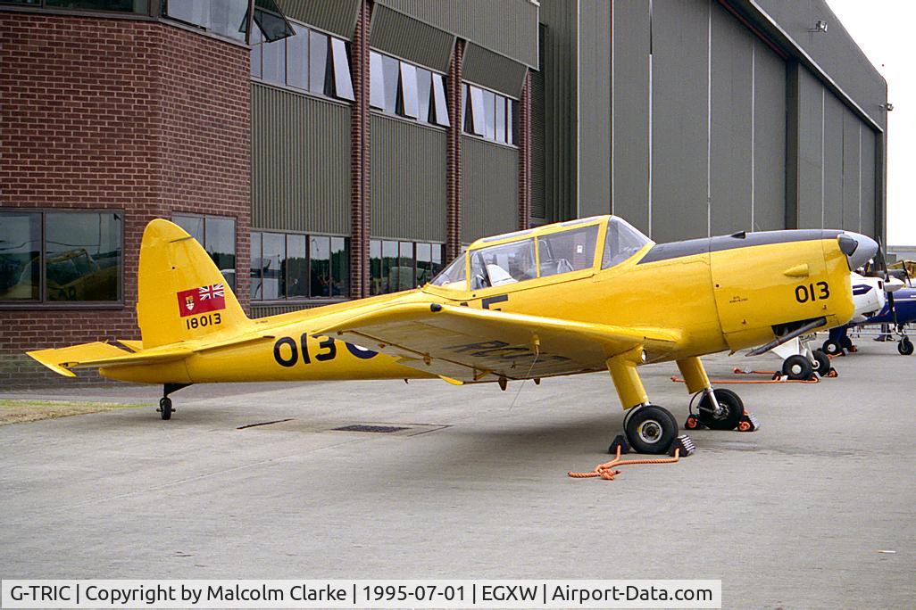 G-TRIC, 1950 De Havilland DHC-1 Chipmunk 22A C/N C1/0080, De Havilland DHC-1 Chipmunk 22A as RCAF 18013 / 013 at RAF Waddington's 1995 Air Show.